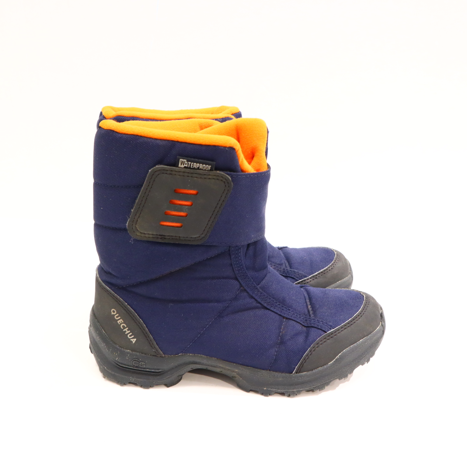 Stiefel decathlon/Quechua blau/orange WATERPROOF Snowboot Herbst/Winter leichter gleichmäßiger Sohlenabrieb