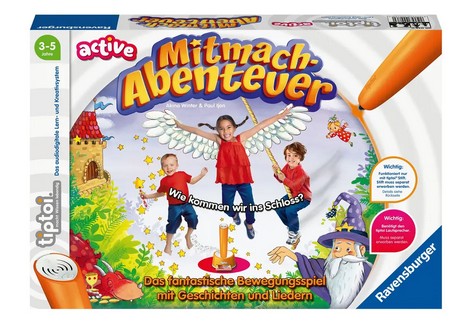 Spiele Brettspiel Ravensburger Mitmach-Abenteuer tiptoi