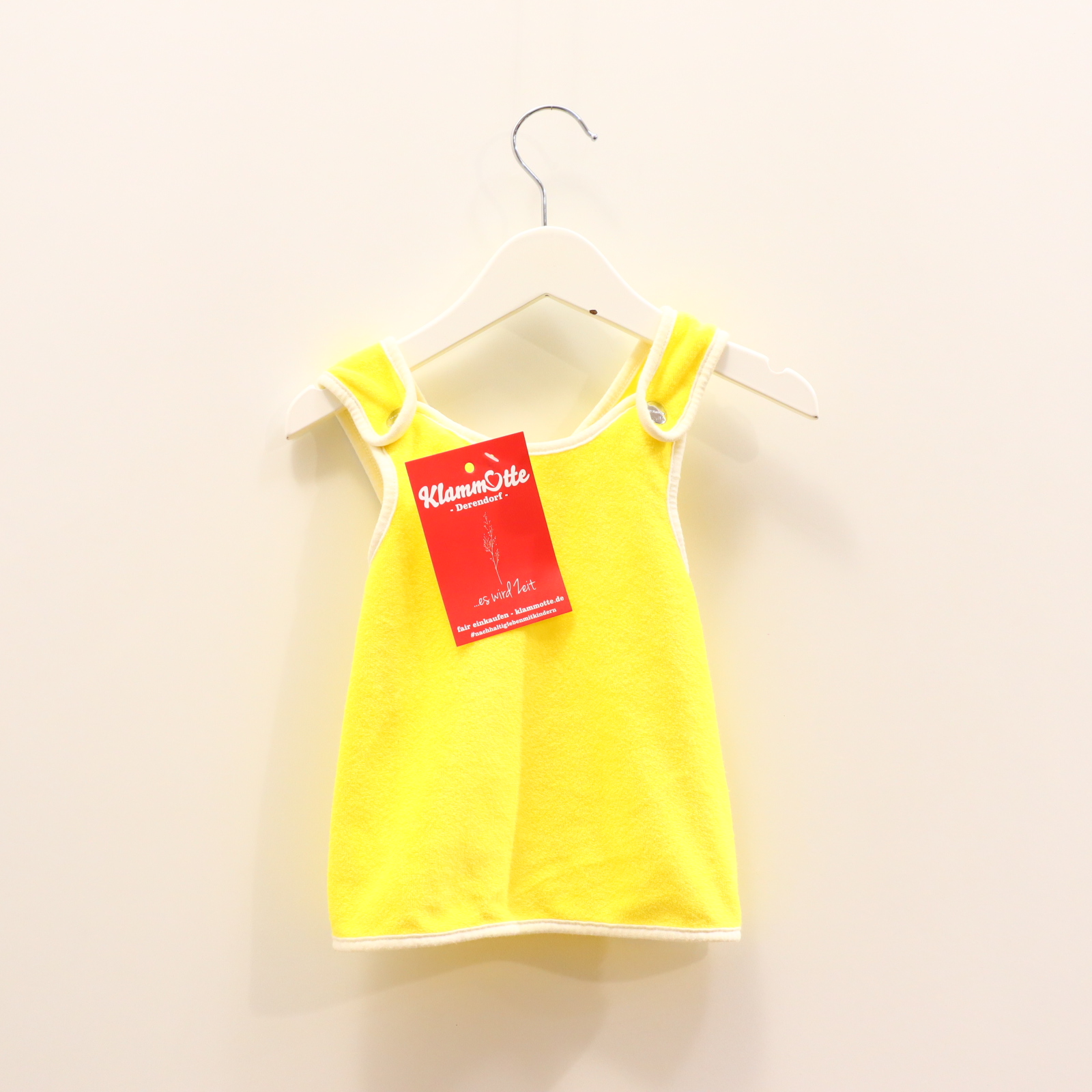 Oberteil jacadi 86/92 gelb Top Baumwolle/Frottee/Polyester