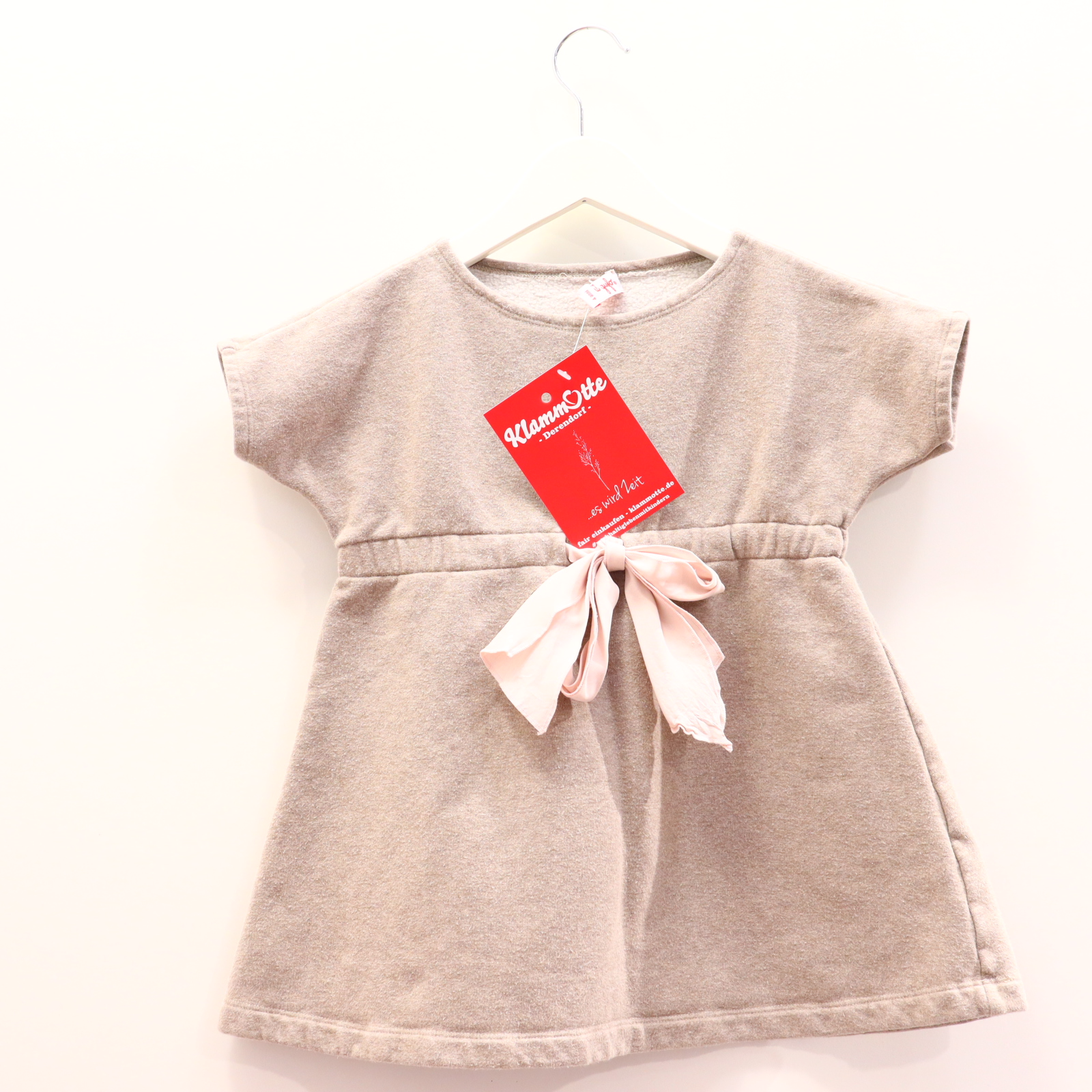 Kleider & Röcke Il Gufo Sweatkleid/Tunika 104 walnuss melange Sweat