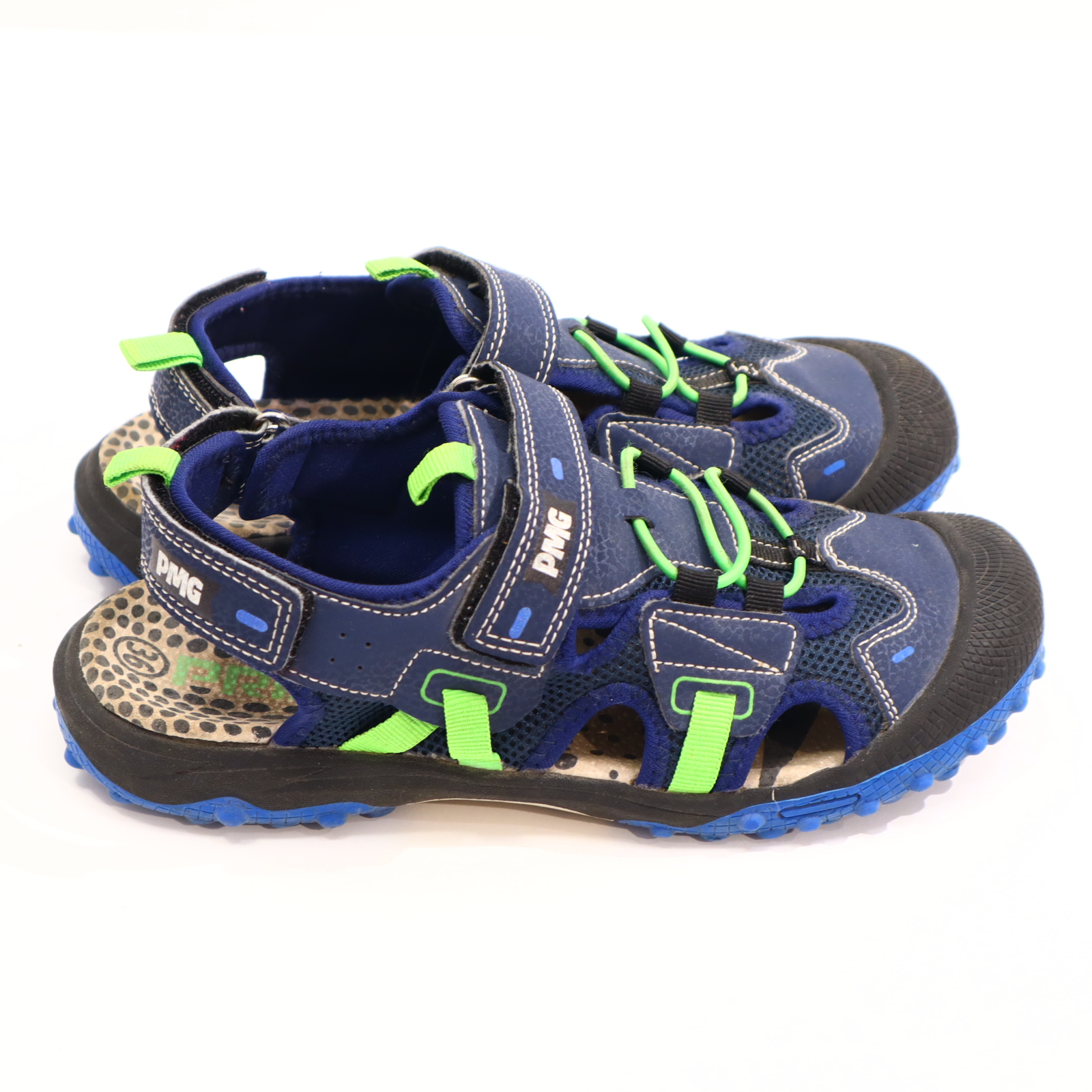 Sandalen Primigi 36 blau/grün leichte gleichmäßige Ablaufspuren