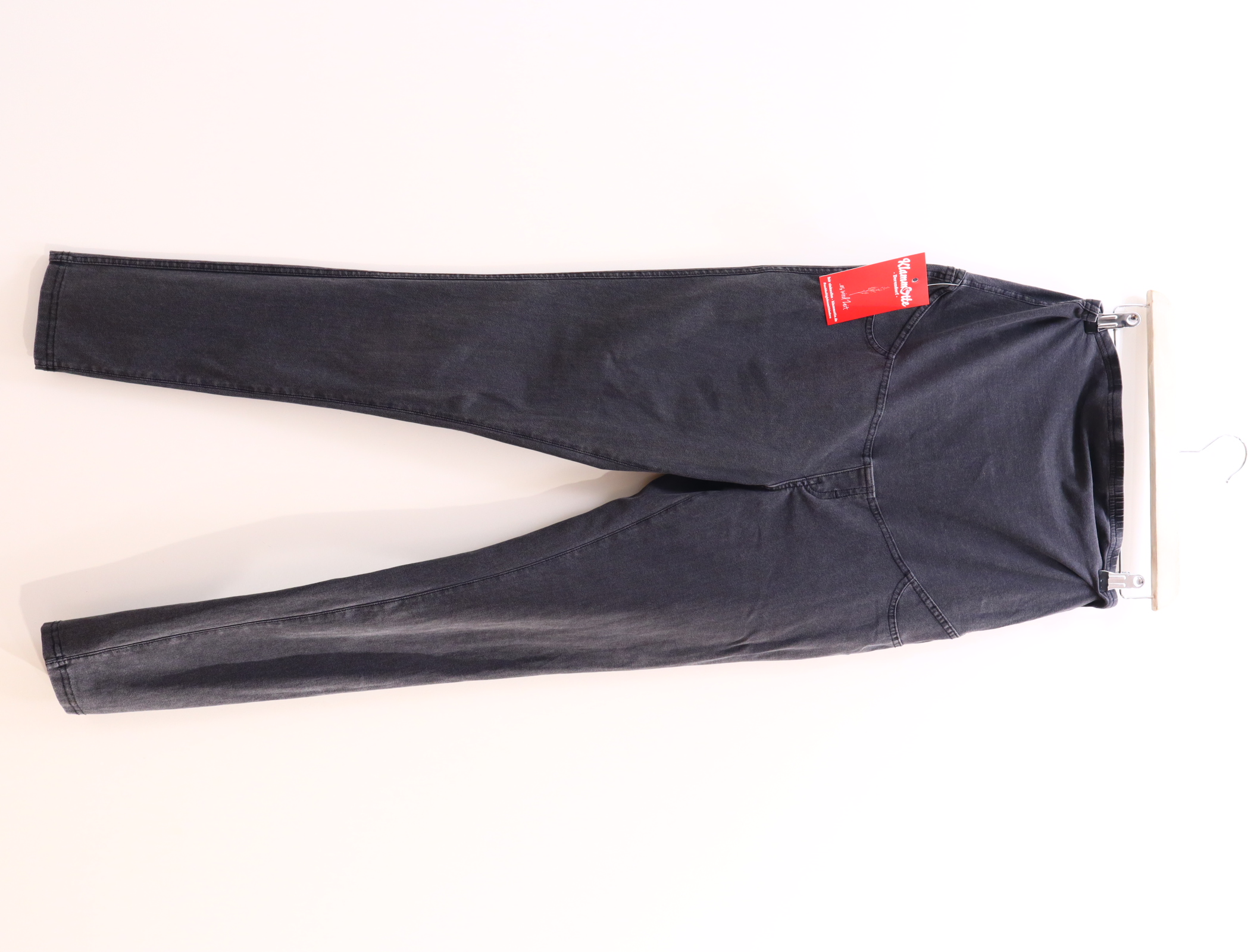 Hose Seraphine S/36 Legging schwarz Elastan/Jersey/Kunstleder/Polyester/Viskose Low rib