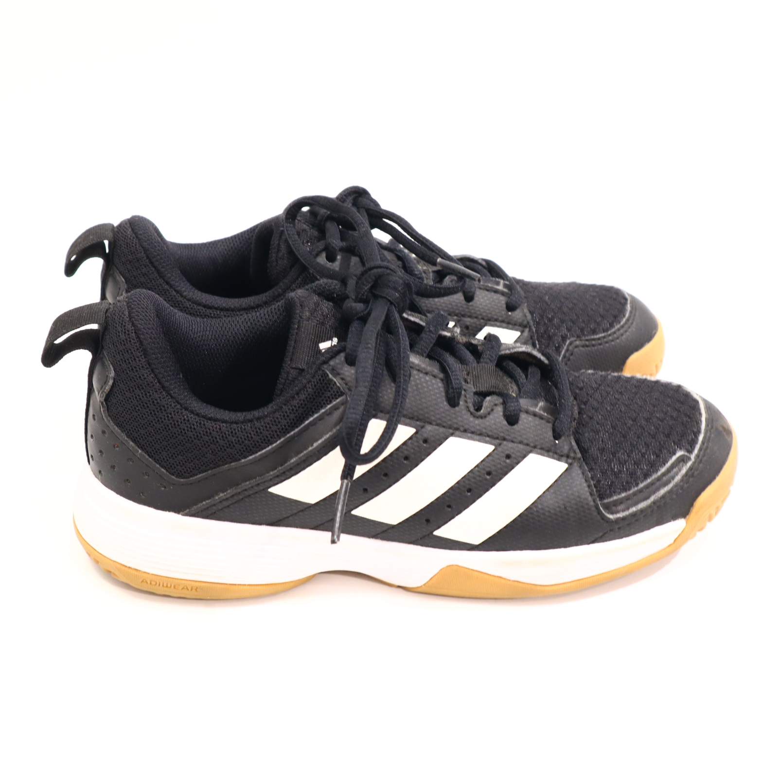 Sportschuh Adidas 34 Hallenschuh schwarz Schnürrschuh Mesh sehr gut
