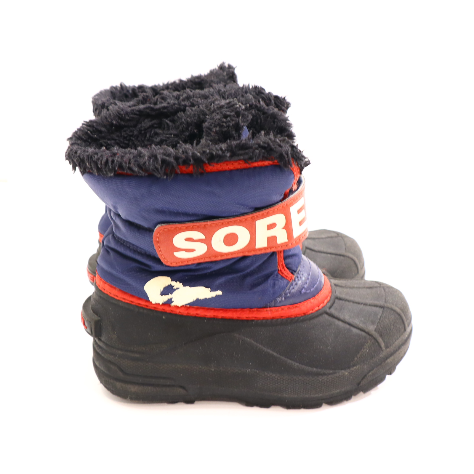 Stiefel SOREL 31 blau/rot/schwarz Snowboot Herbst/Winter leichter gleichmäßiger Sohlenabrieb