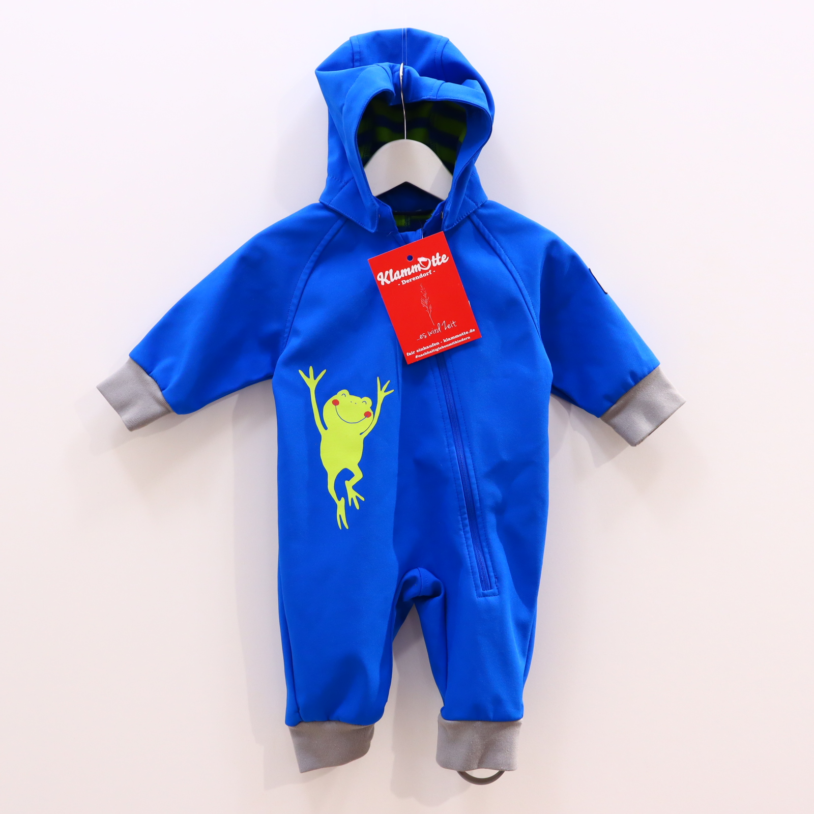 Jacken & Overalls JAKO-O Softshelloverall 56/62 blau abnehmb. Kapuze/Fleecefutter Print