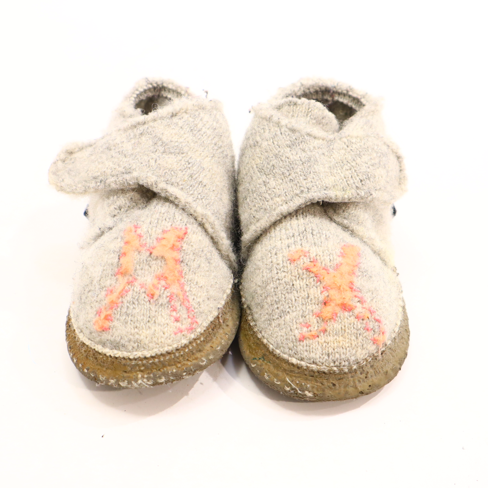 Hausschuhe/Wasserschuhe NANGA 22 grau Pantoffel Filz/Wolle