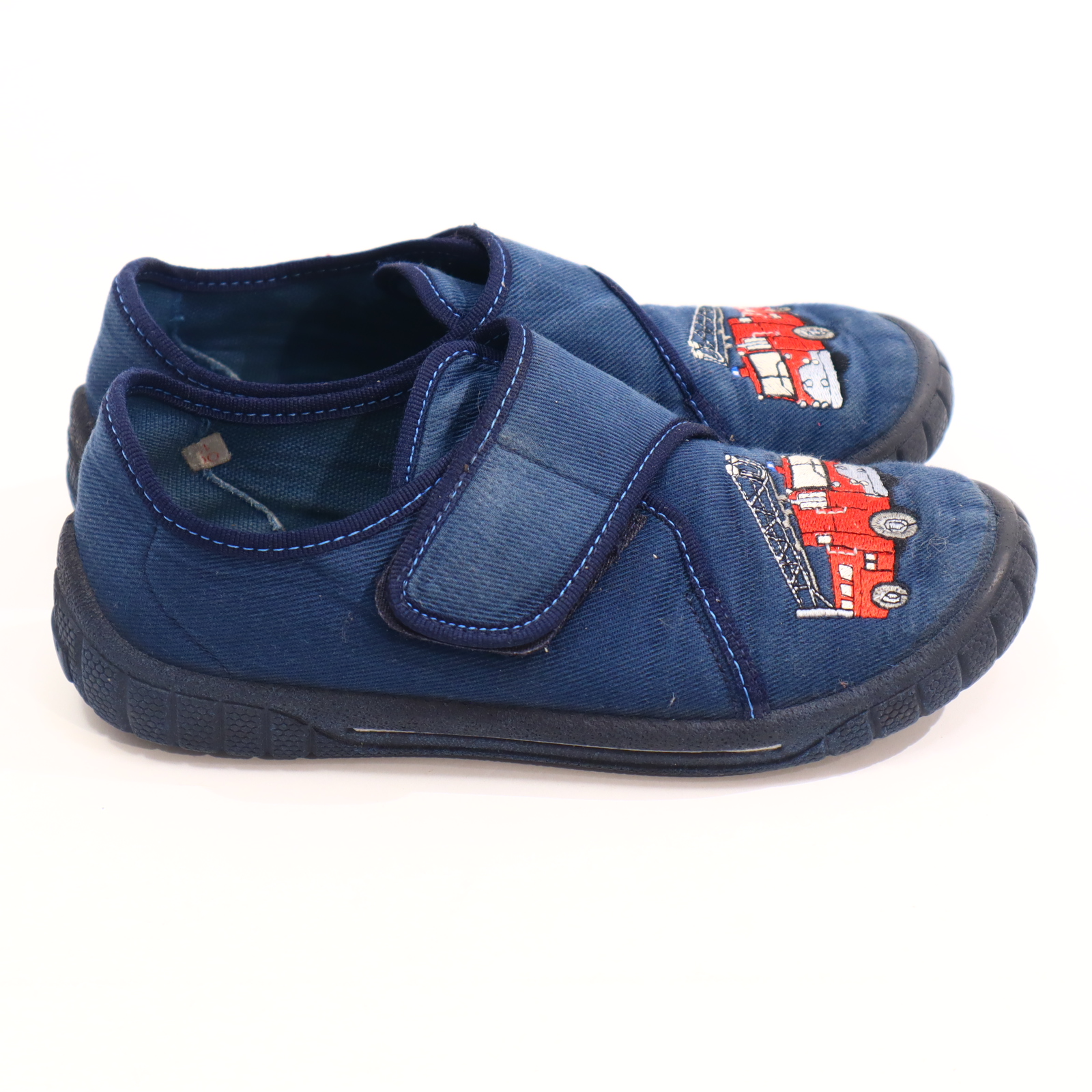Hausschuhe/Wasserschuhe SuperFit 32 blau Pantoffel Canvas