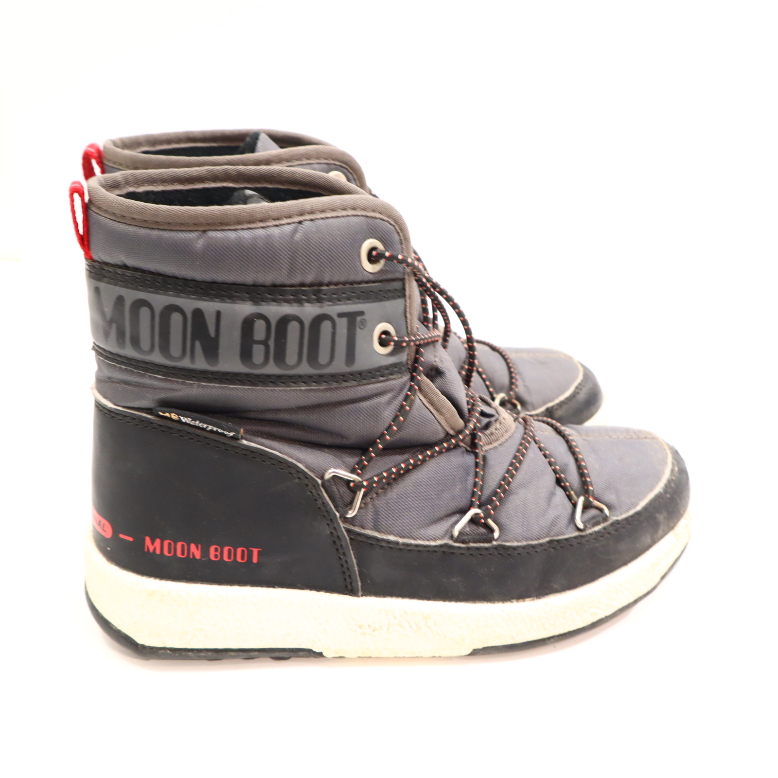 Stiefel MOON BOOT 34 grau/schwarz WATERPROOF Snowboot Herbst/Winter