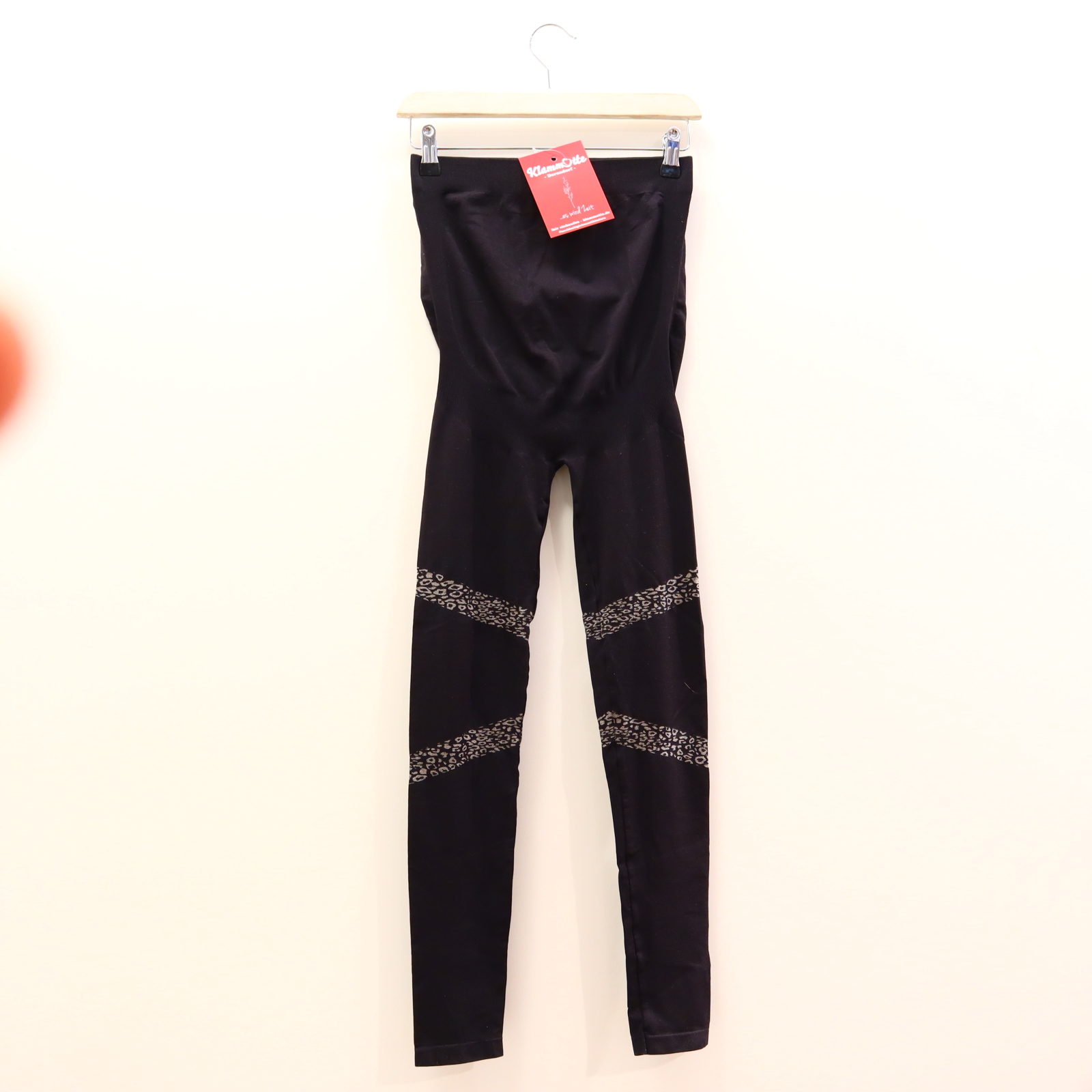 Hose mamalicious M/S Legging schwarz Animalprint/Muster