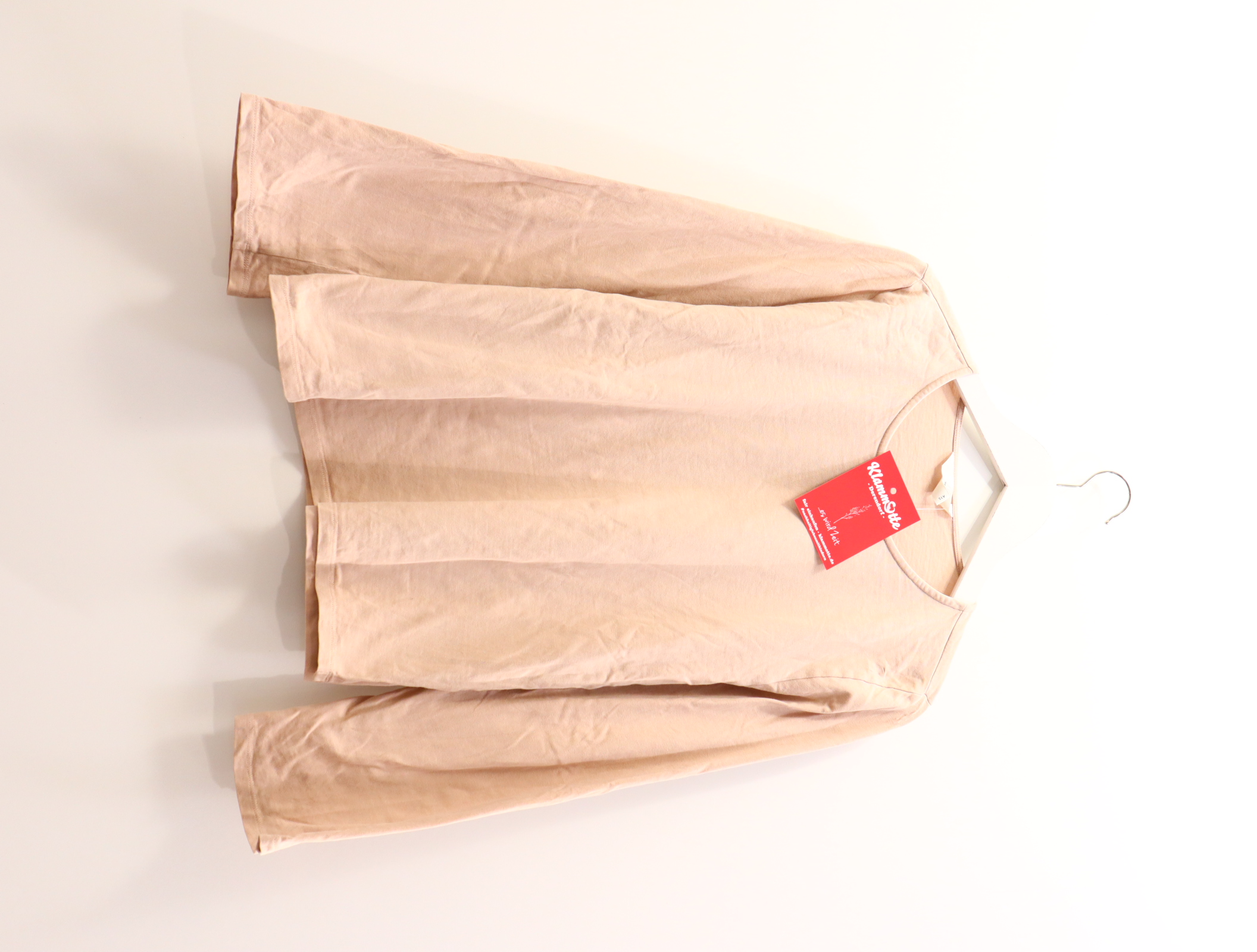 Shirt H&M M/38/40 rosa Baumwolle langarm/Stillshirt