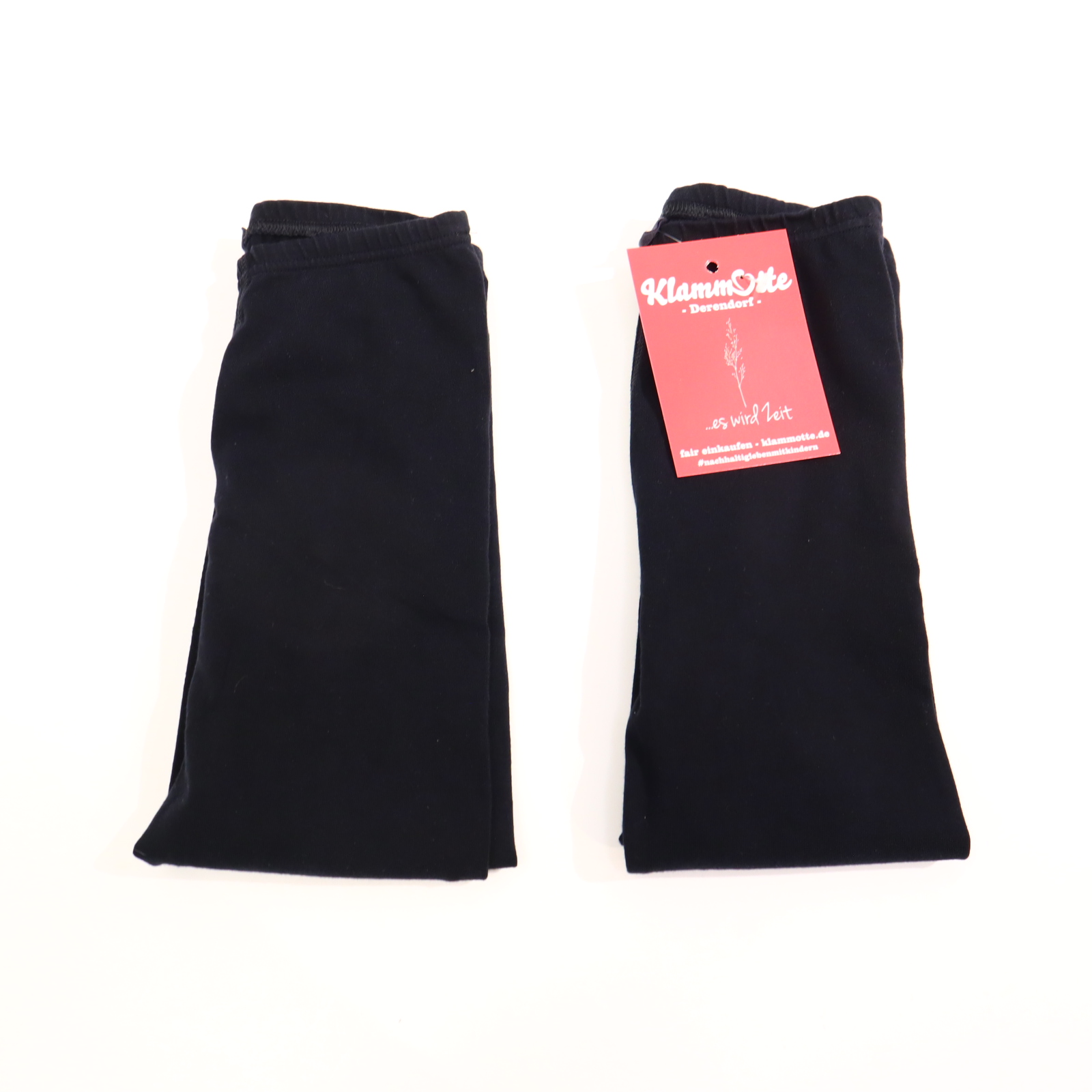 Oberteil DILLING Gr. 98 lange Unterziehhose/2er Set schwarz Baumwolle