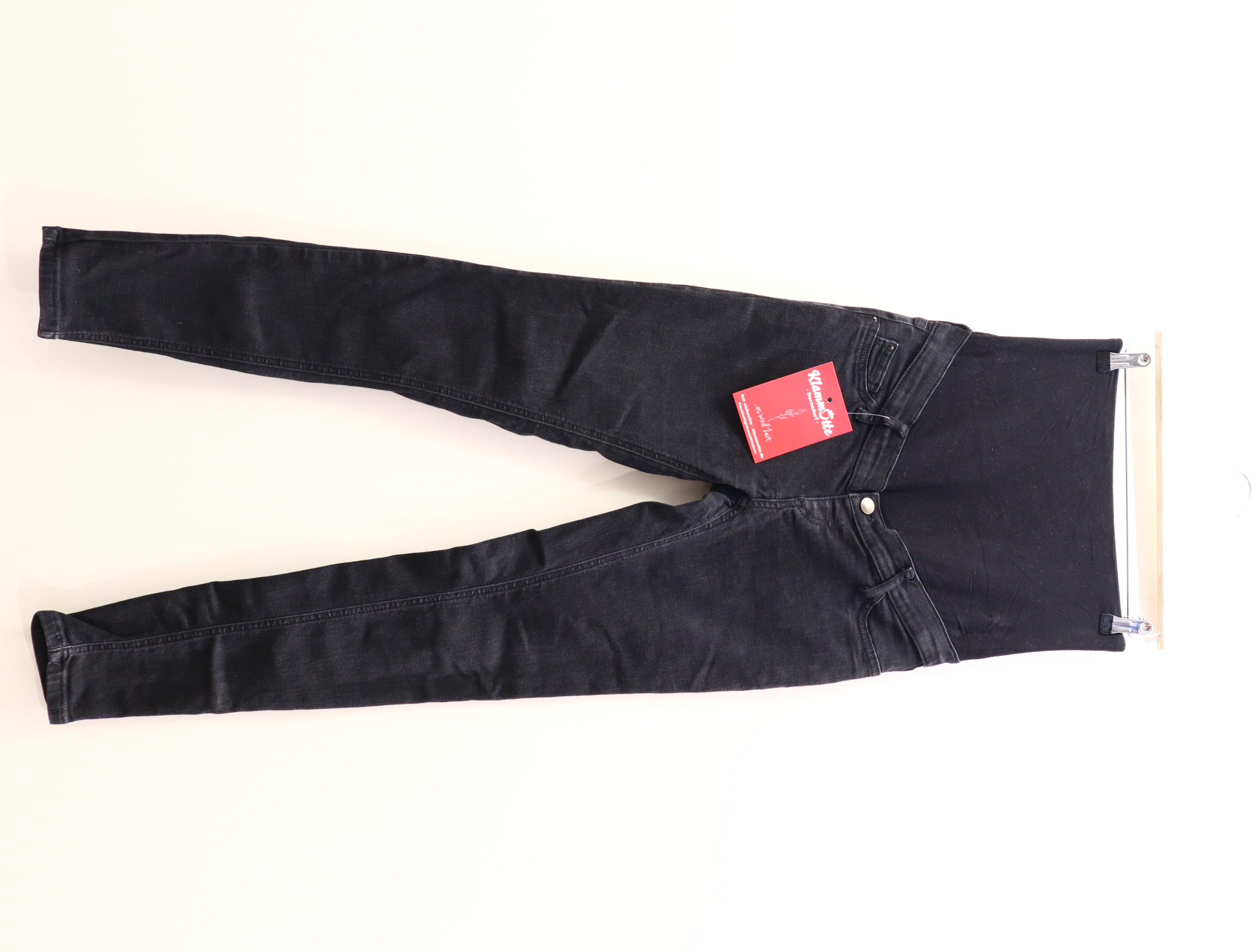 Hose ANNA FIELD XS/34 Jeans anthrazit denim High rib
