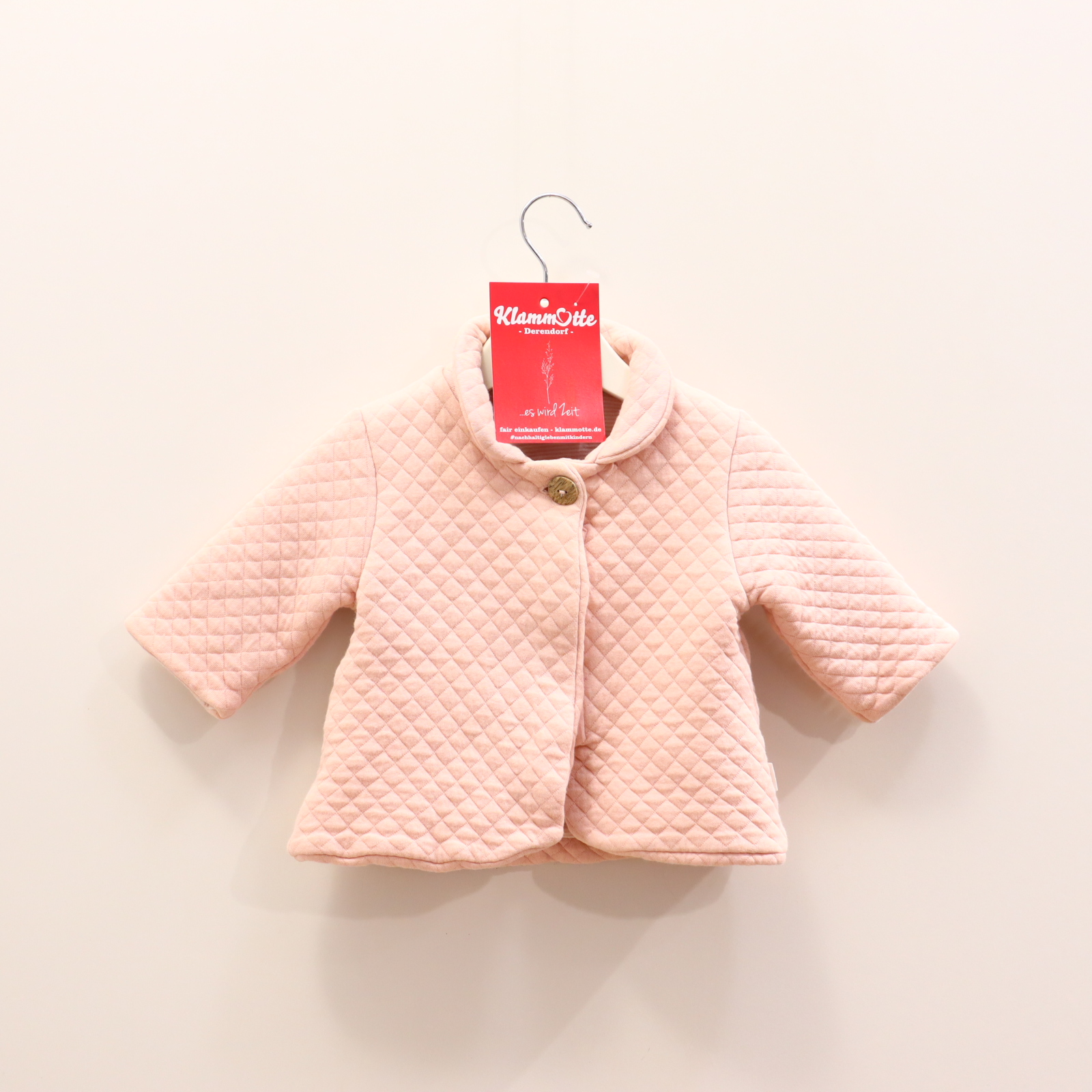 Oberteil koeka 62/68 rosa gesteppt Jacke Baumwolle/Polyester