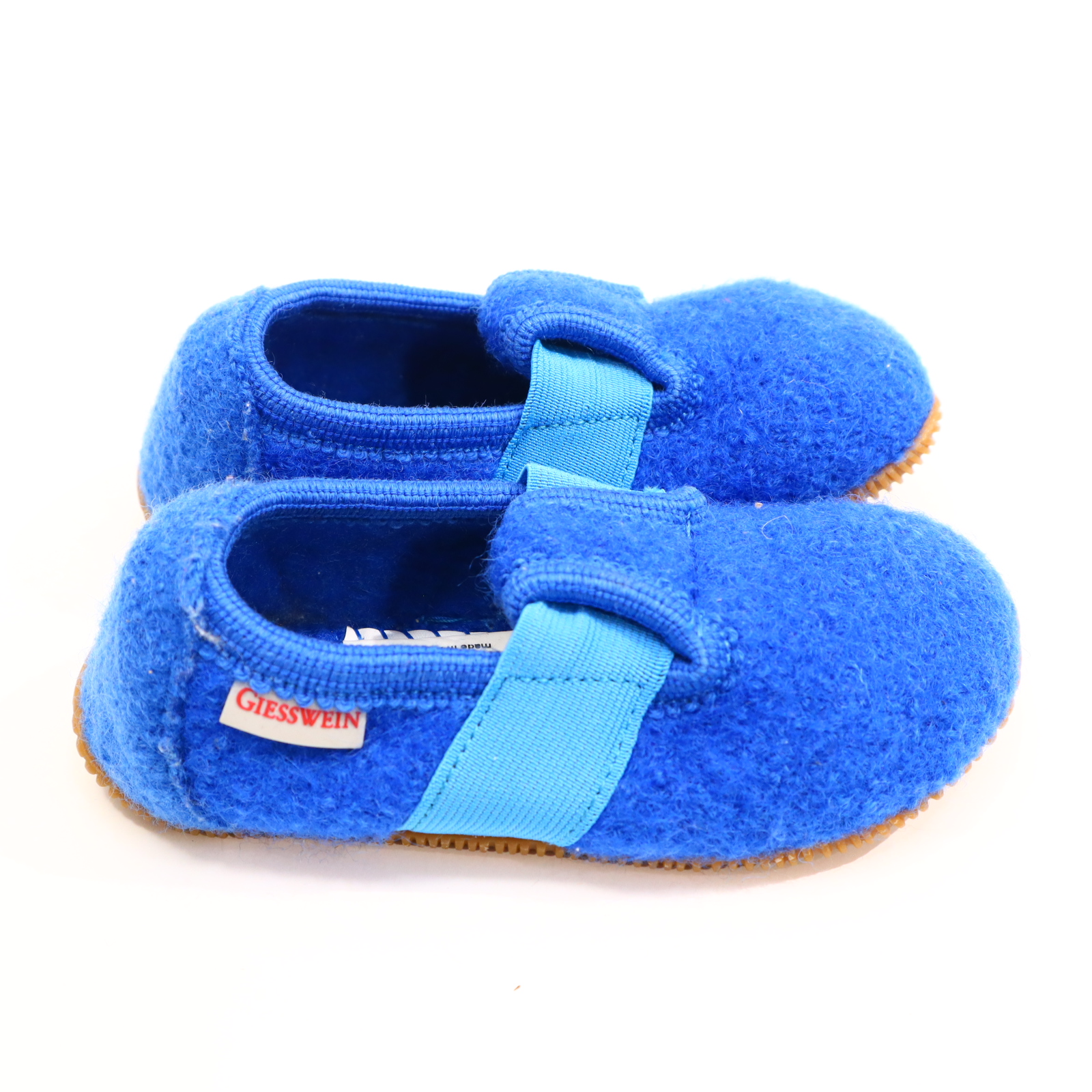 Hausschuhe/Wasserschuhe GIESSWEIN 23 blau Slipper Filz/Wolle