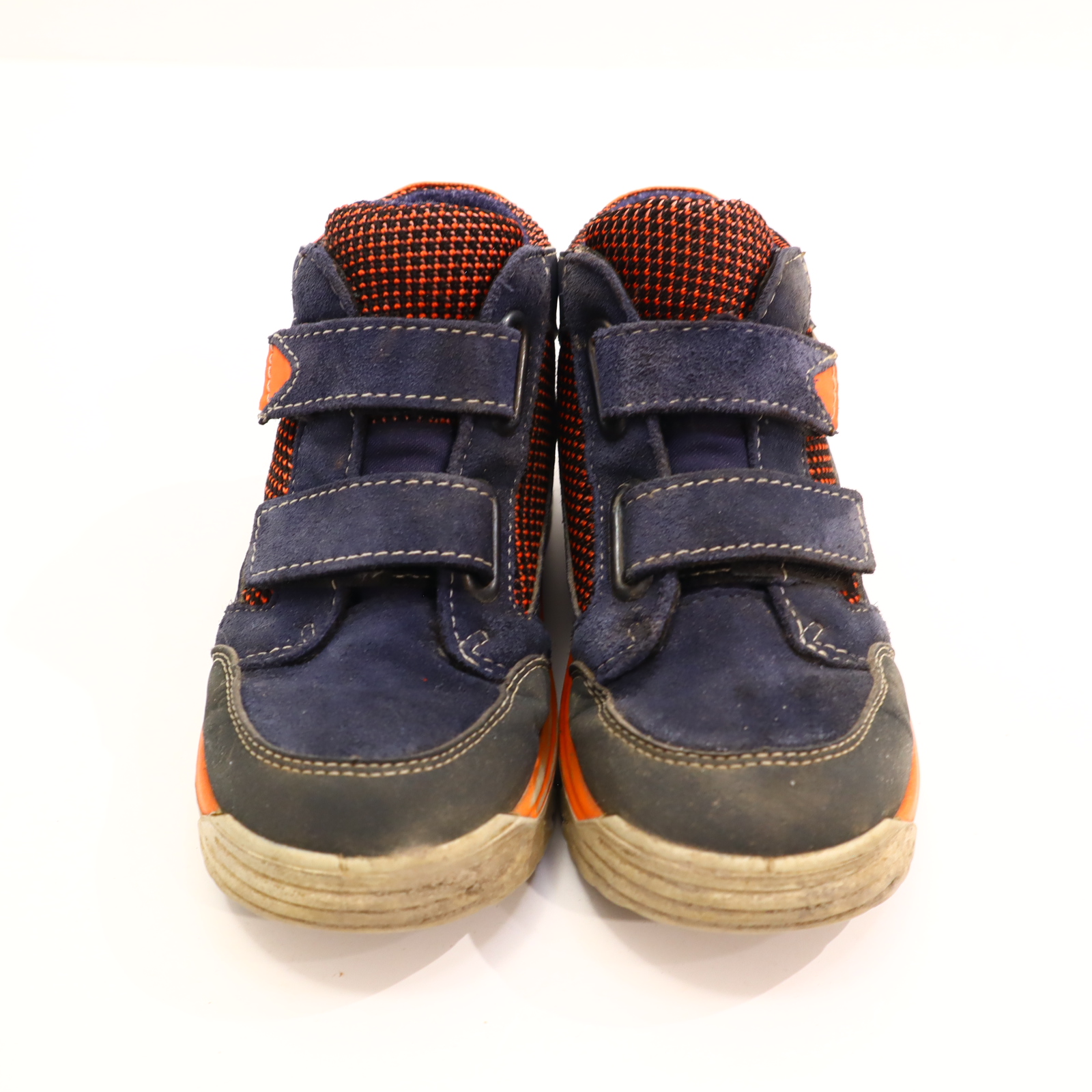 Halbschuhe RICOSTA Klett 28 M blau/orange SYMPATEX Herbst/Übergang leichte gleichmäßige Ablaufspuren