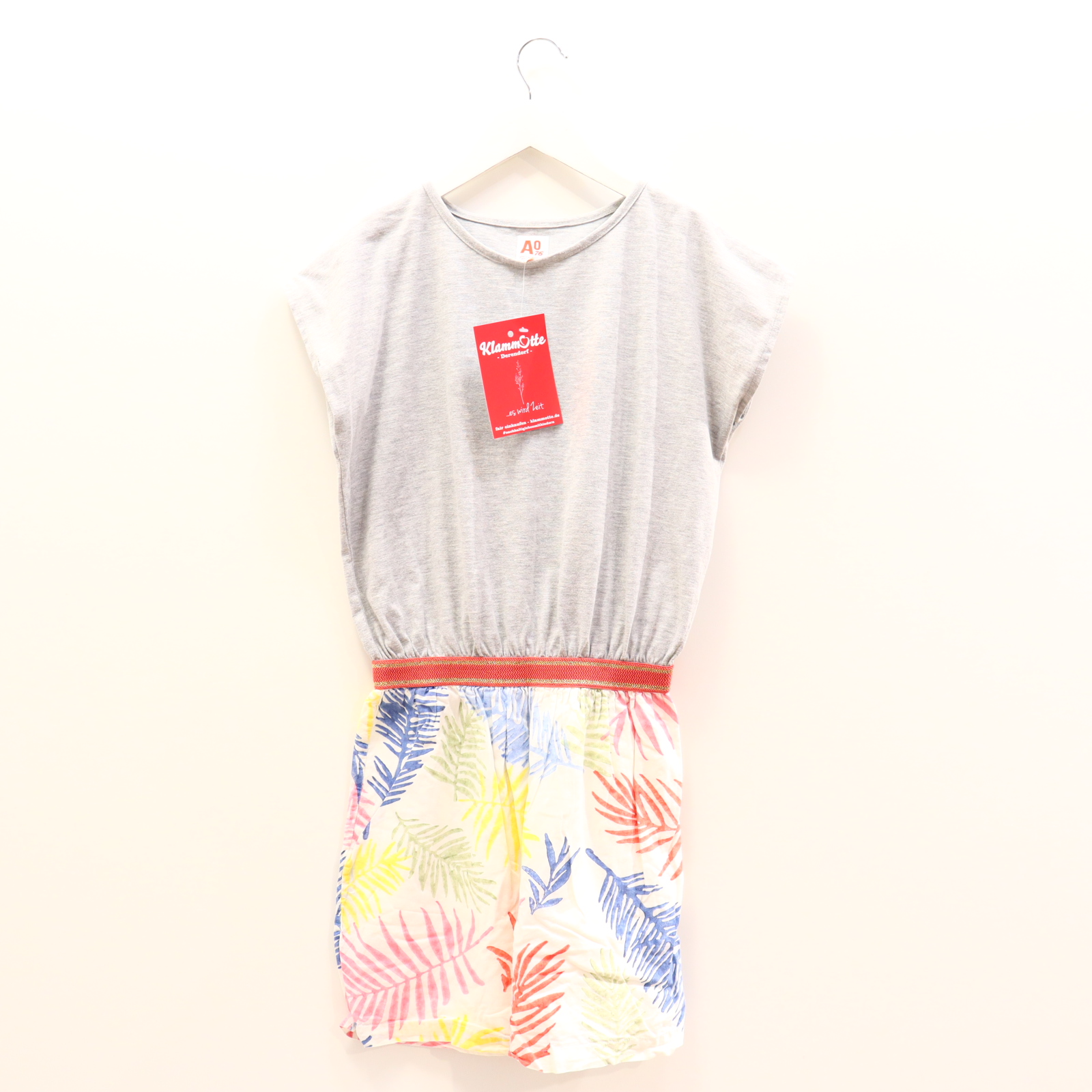 Kleider & Röcke american outfitters Baumwollkleid 164 bunt/grau Alloverprint/Borde/melange Baumwolle
