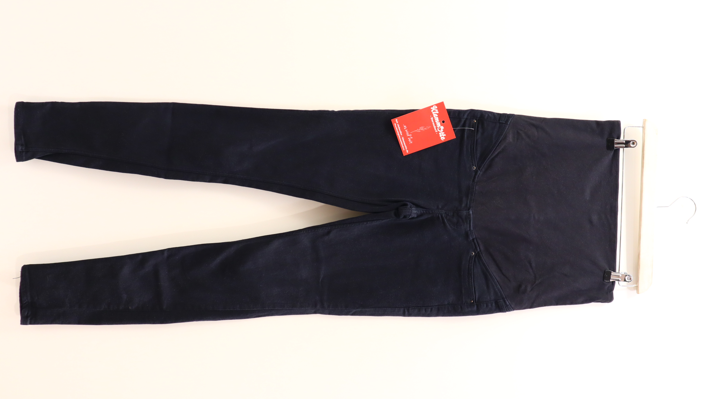 Hose H&M 38 Jeans Super Skinny schwarz denim High rib