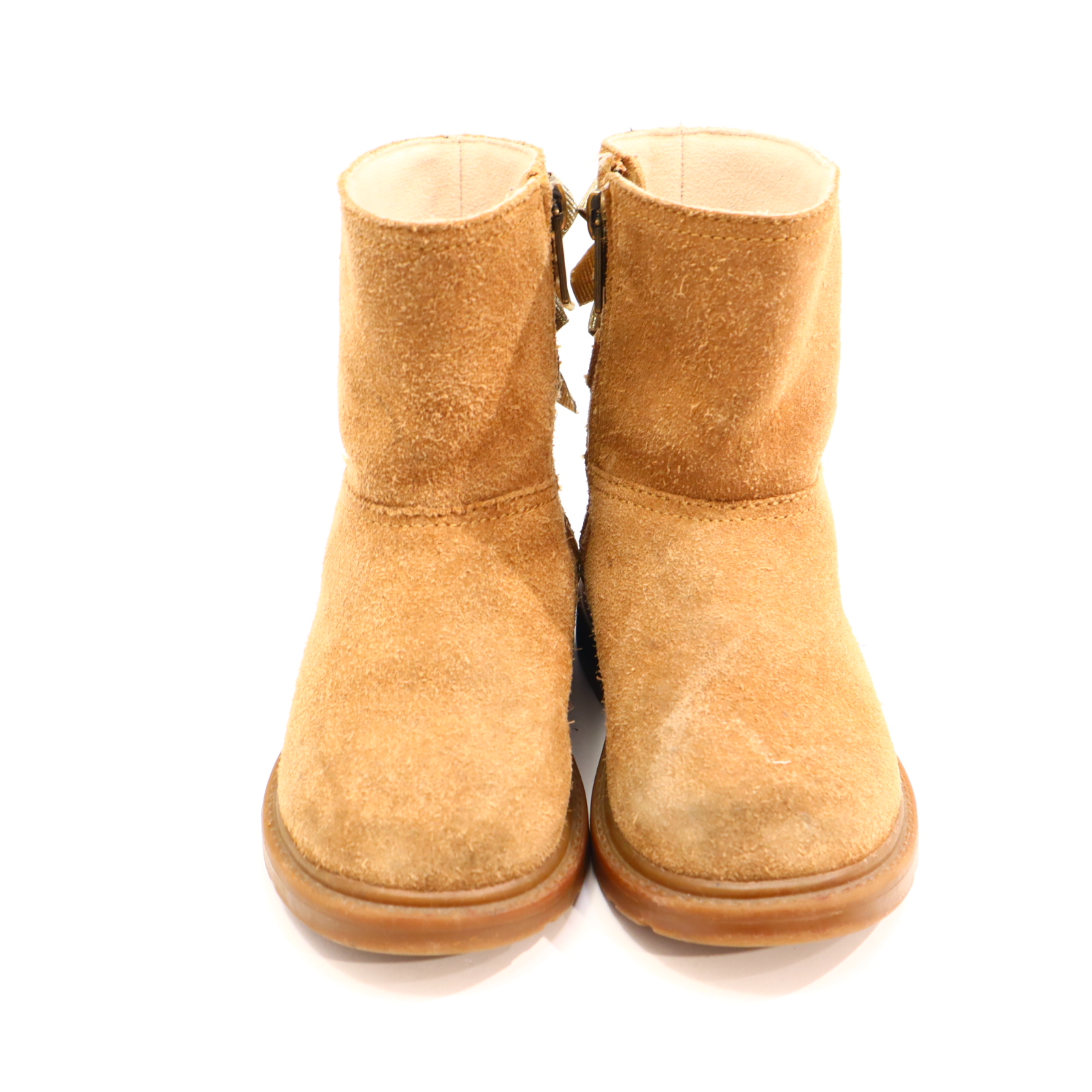 Stiefel UGG 26 braun Wildleder Stieffeletten leichter gleichmäßiger Sohlenabrieb
