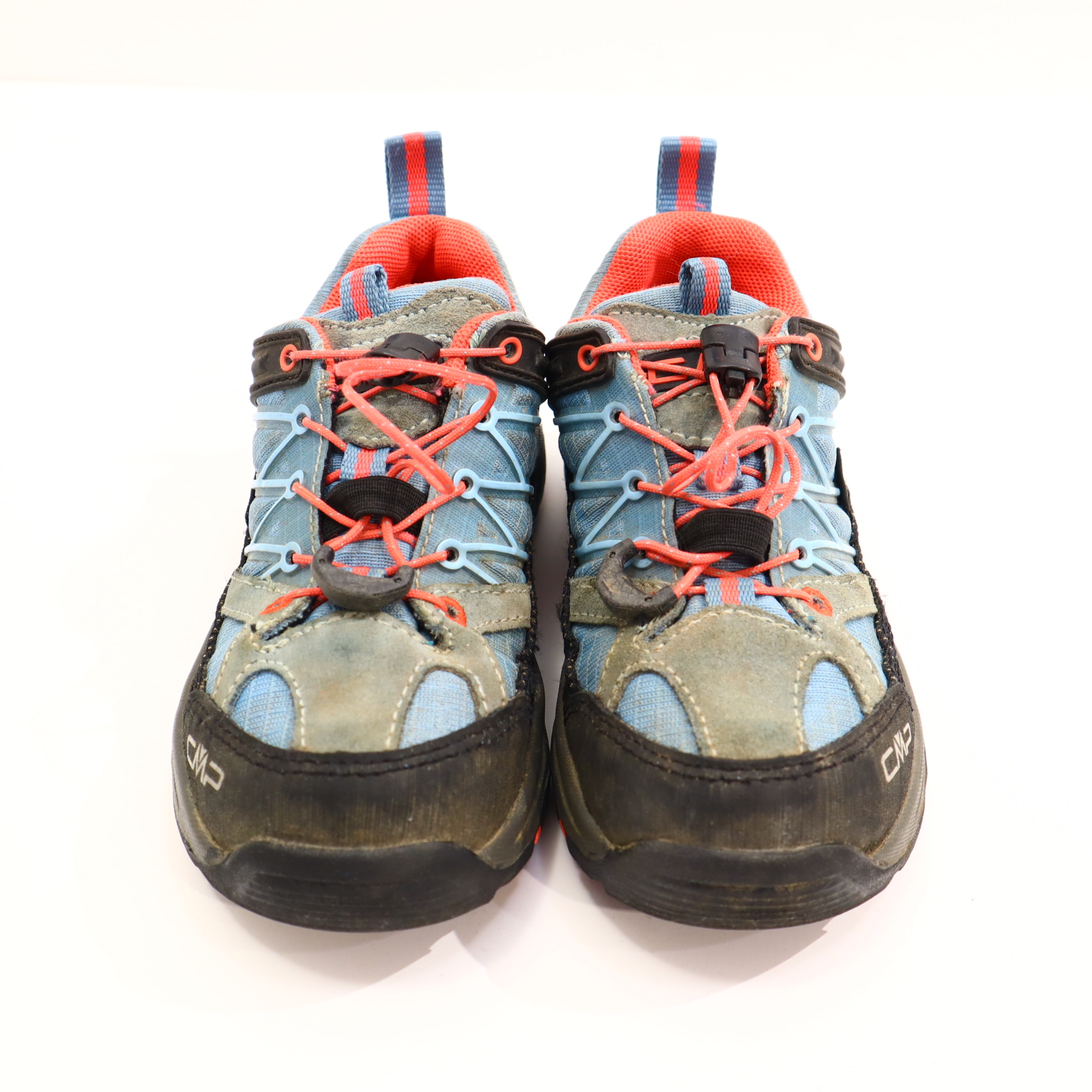 Halbschuhe CMP Trekking/Wanderschuh/Low Cut 31 apricot/blau/schwarz waterproof leichte gleichmäßige Ablaufspuren