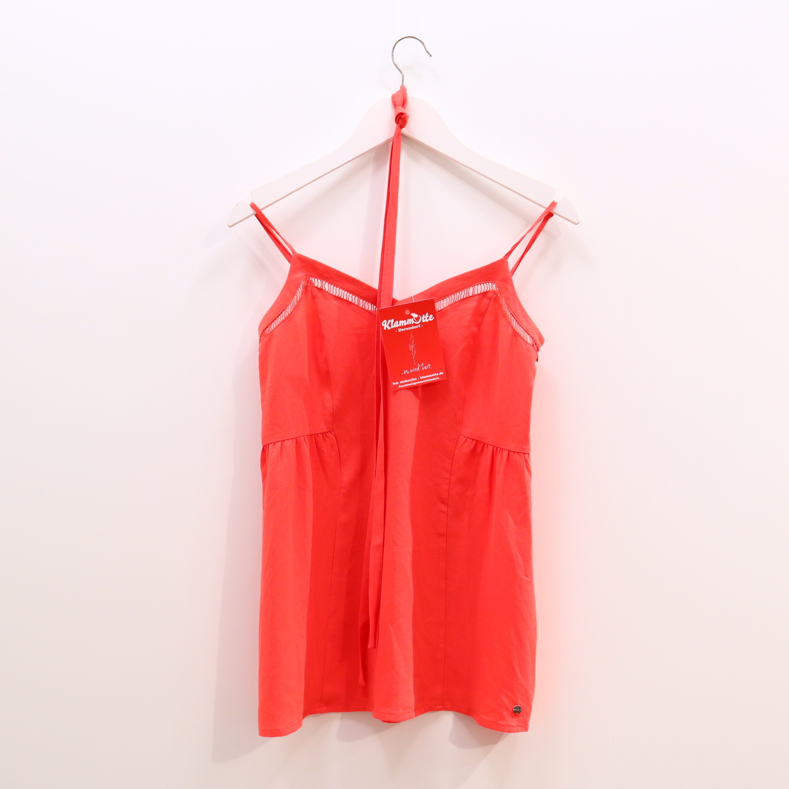 Bluse ESPRIT 34 orange Träger Chiffon/Elasthan/Polyester