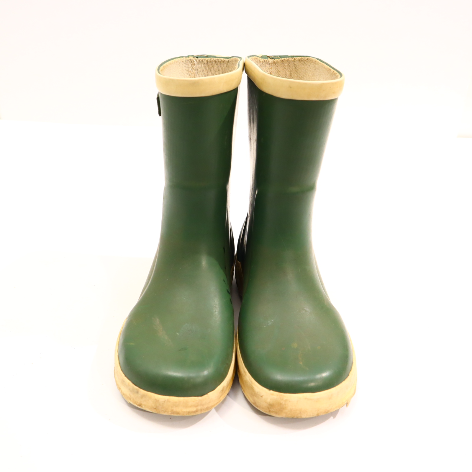 Gummistiefel BERGSTEIN 25 grün Naturkautschuk Gebrauchsspuren